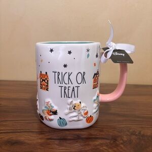 Rae Dunn x Disney TRICK OR TREAT Halloween Mug Mickey Minnie Daisy 2025